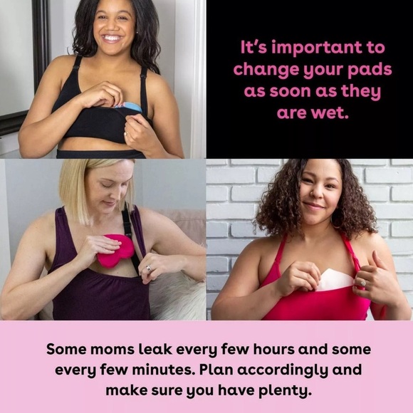 Bamboobies® Washable Nursing Pads For Breastfeeding, Reusable Breast, 2 … - Picture 6 of 9